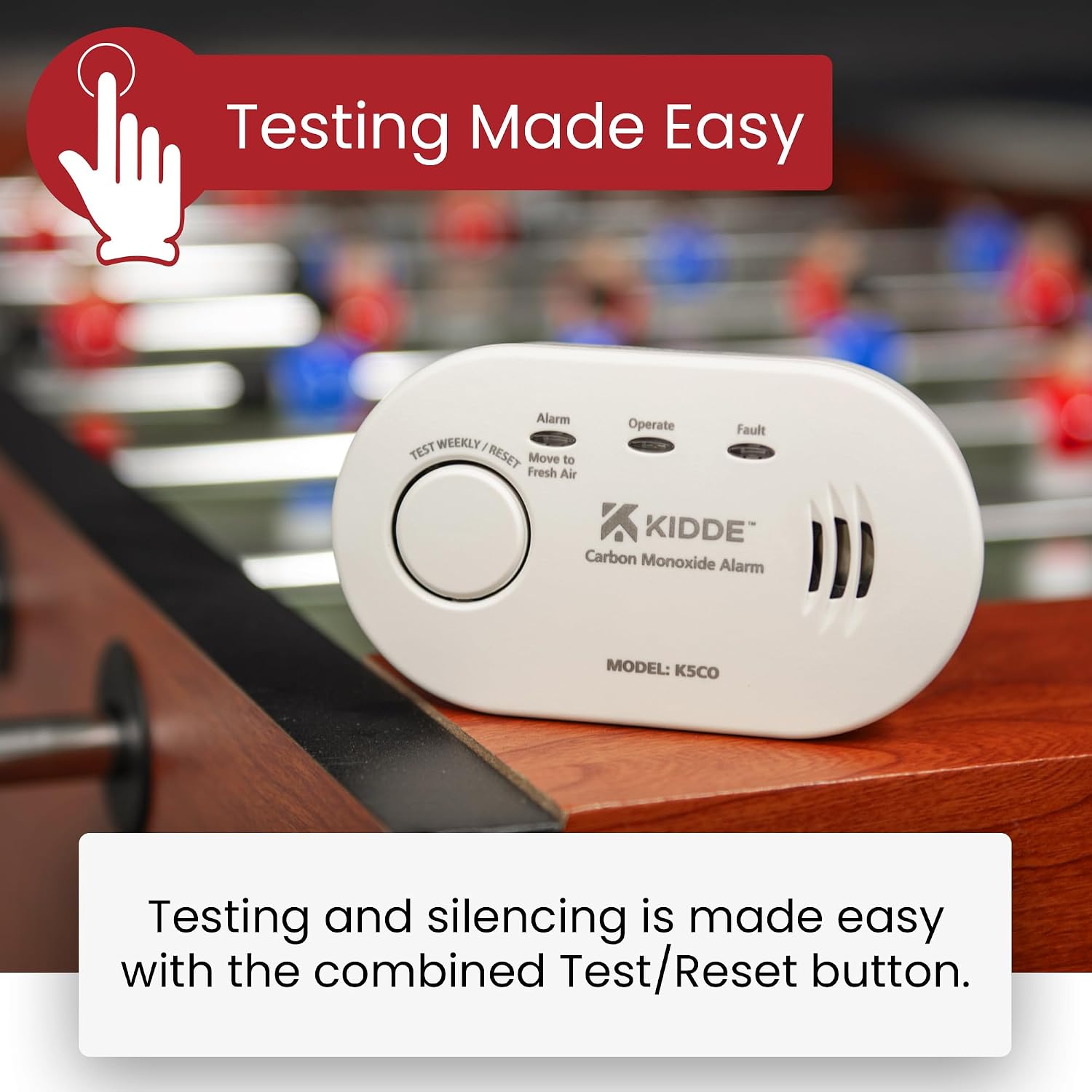 Thumbnail 6 de Kidde 5CO Carbon Monoxide Alarm and Detector with AA Batteries – 10 Year Sensor Life