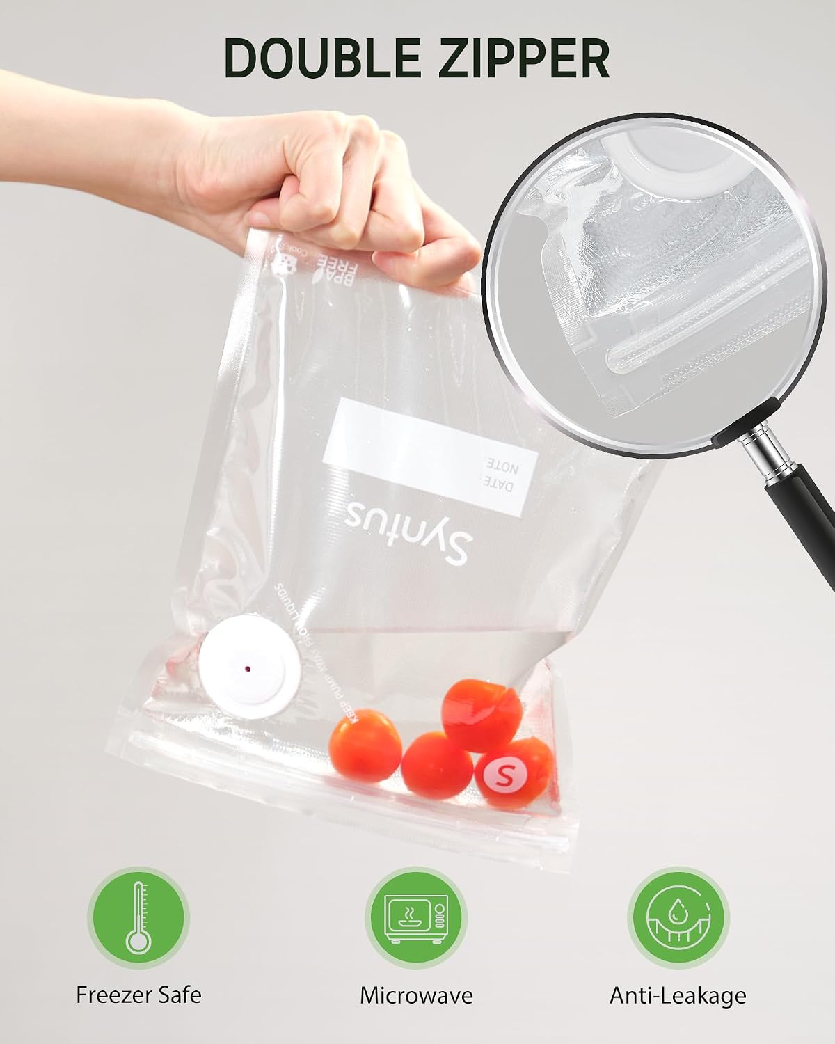 Detalle 2 de Syntus Vacuum Sealer Bags 60 pcs ๐ฑ