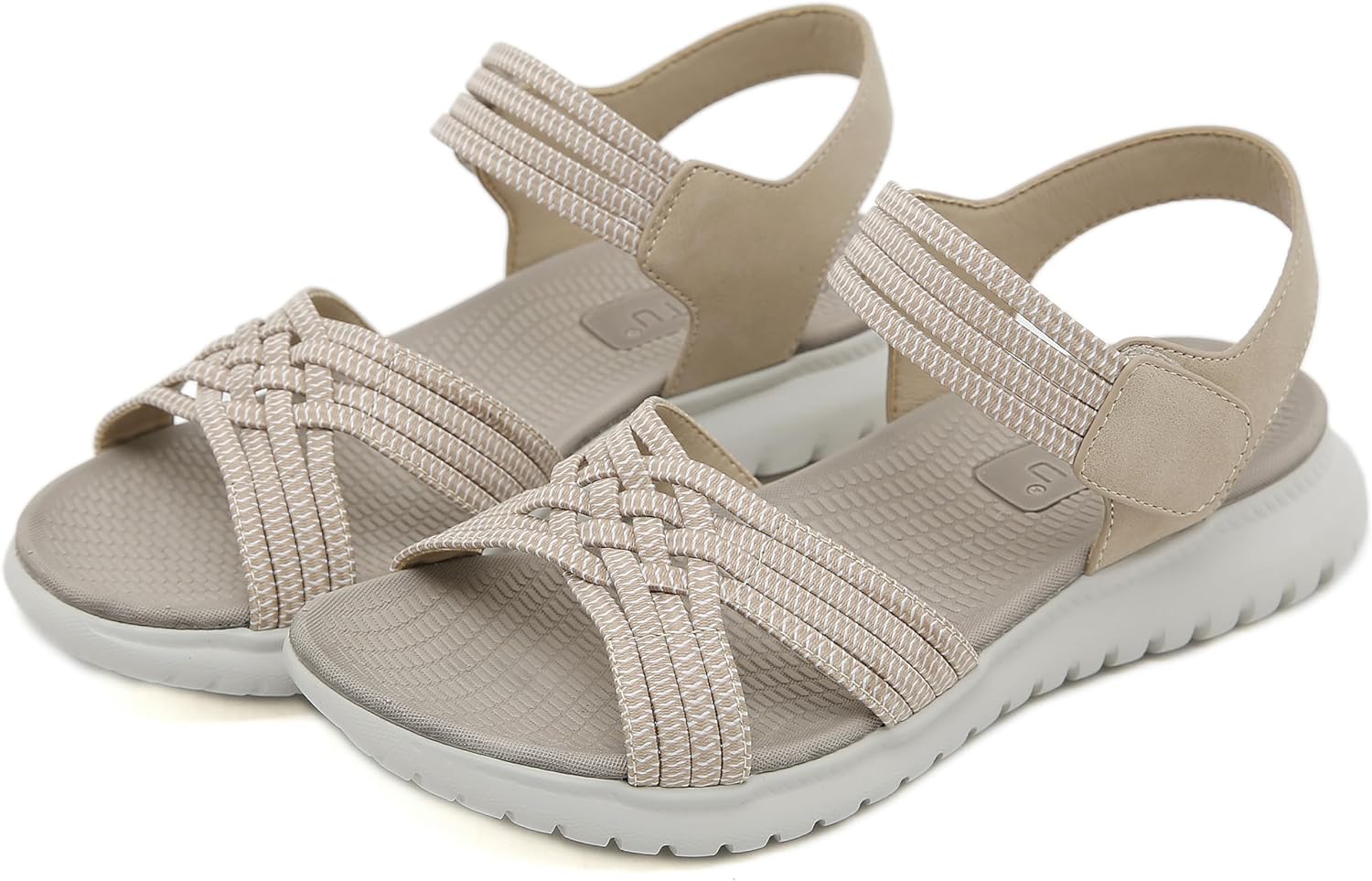 Thumbnail 5 de Meik Mangni Damen Sandalen – Wandersandalen mit rutschfester Sohle, Sommer Plateau