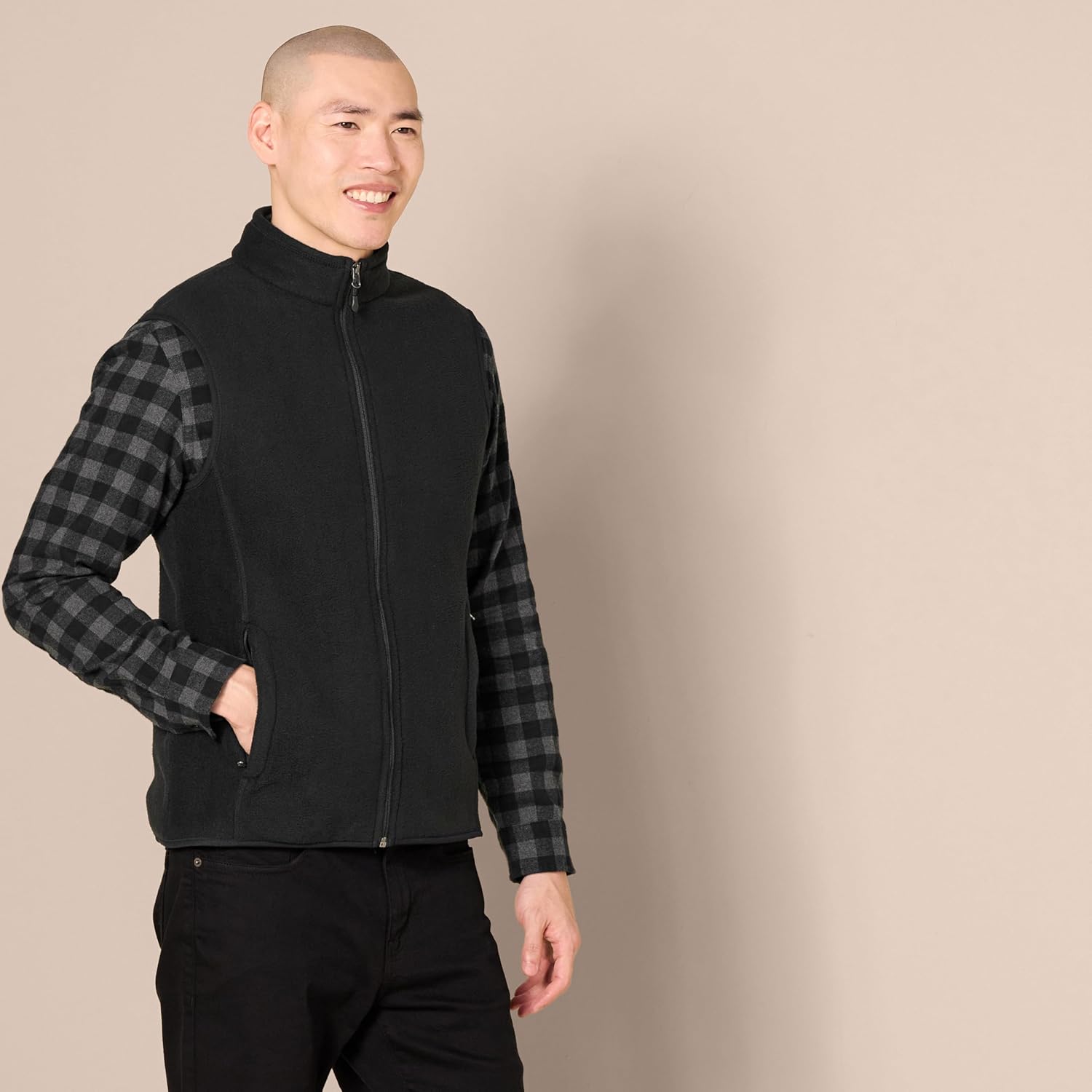 Thumbnail 1 de Amazon Essentials Men’s Full-Zip Polar Fleece Vest (Big & Tall available)