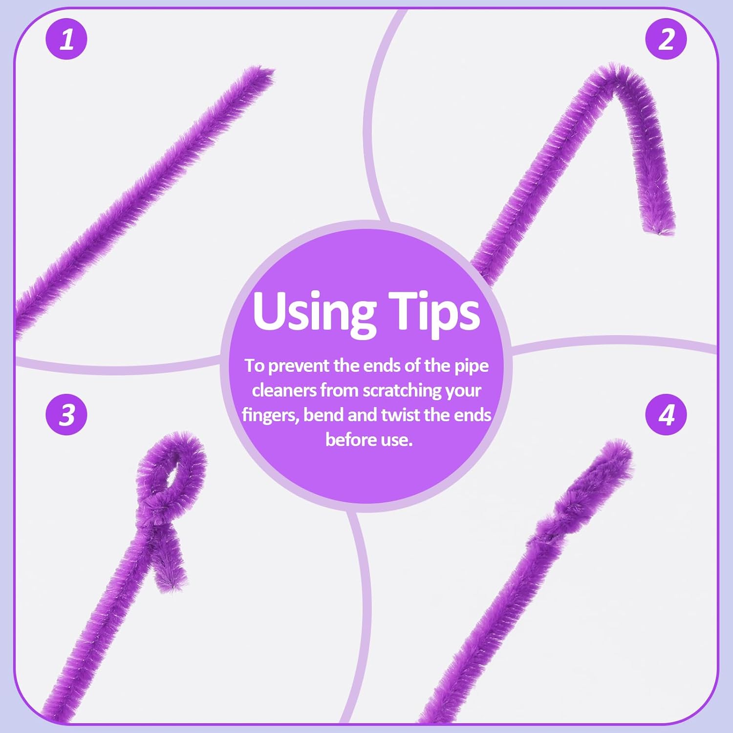 Thumbnail 3 de POIKSHARK 1500 PCS Pipe Cleaners 12 inch craft ✂️