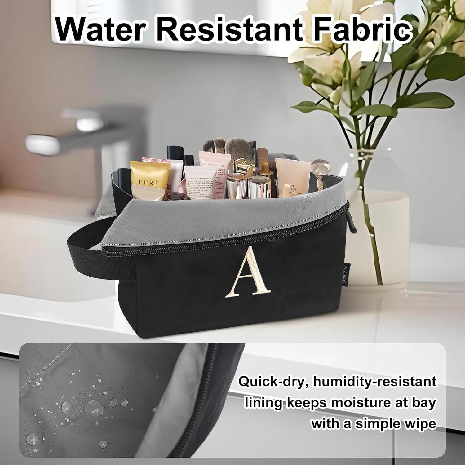 Detalle 2 de A-Z BAG Toiletry Bag, black