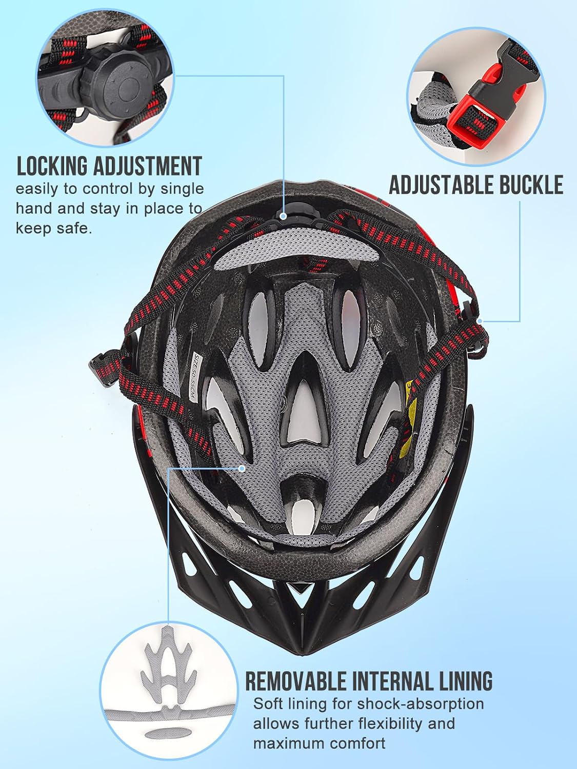 Detalle 2 de Kids Bike Helmet for Boys & Girls 3–15 years