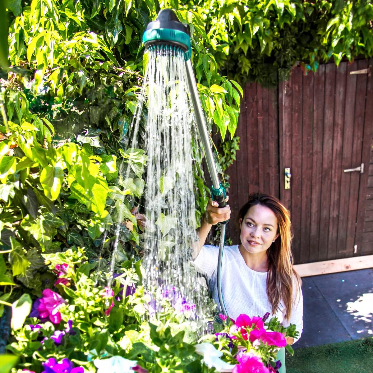 Thumbnail 3 de VONROC Ducha de jardín exterior 🌿 - 1 en 2, 3 modos