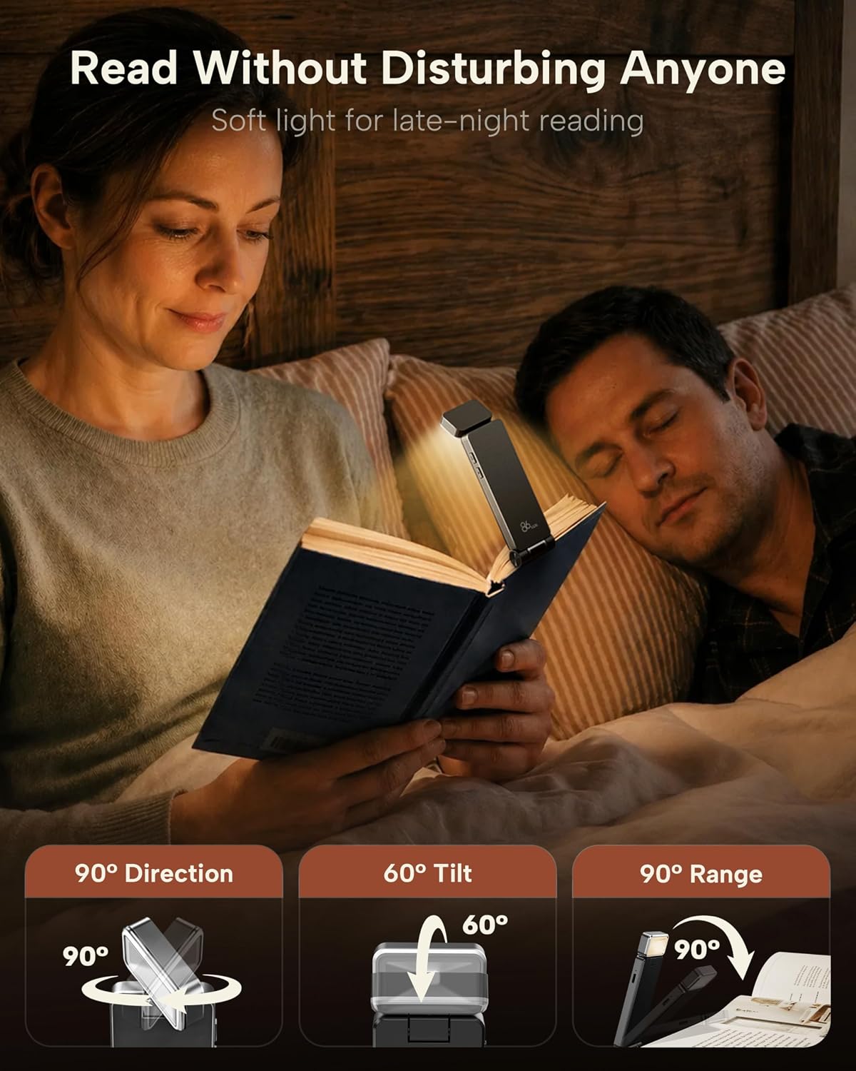 Detalle 2 de 86lux Book Light Rechargeable 80h