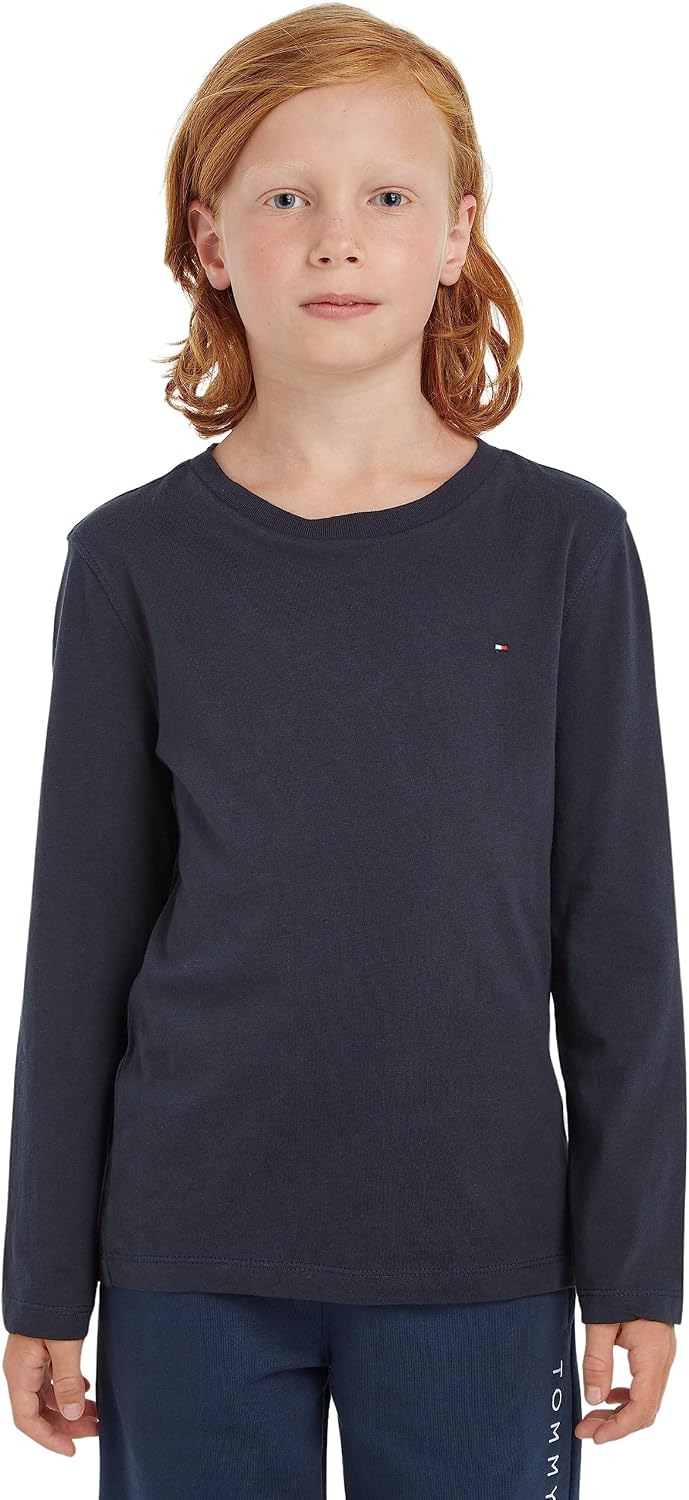 Detalle de Tommy Hilfiger Bambino Maglietta Maniche Lunghe Basic