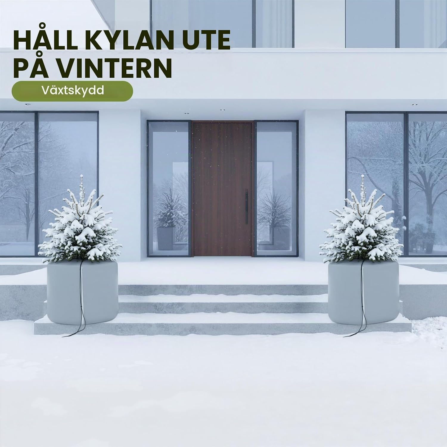 Thumbnail 4 de Zllzpzd vinteröverdrag för krukor, 2-pack, 50 × 45 cm med dragkedja