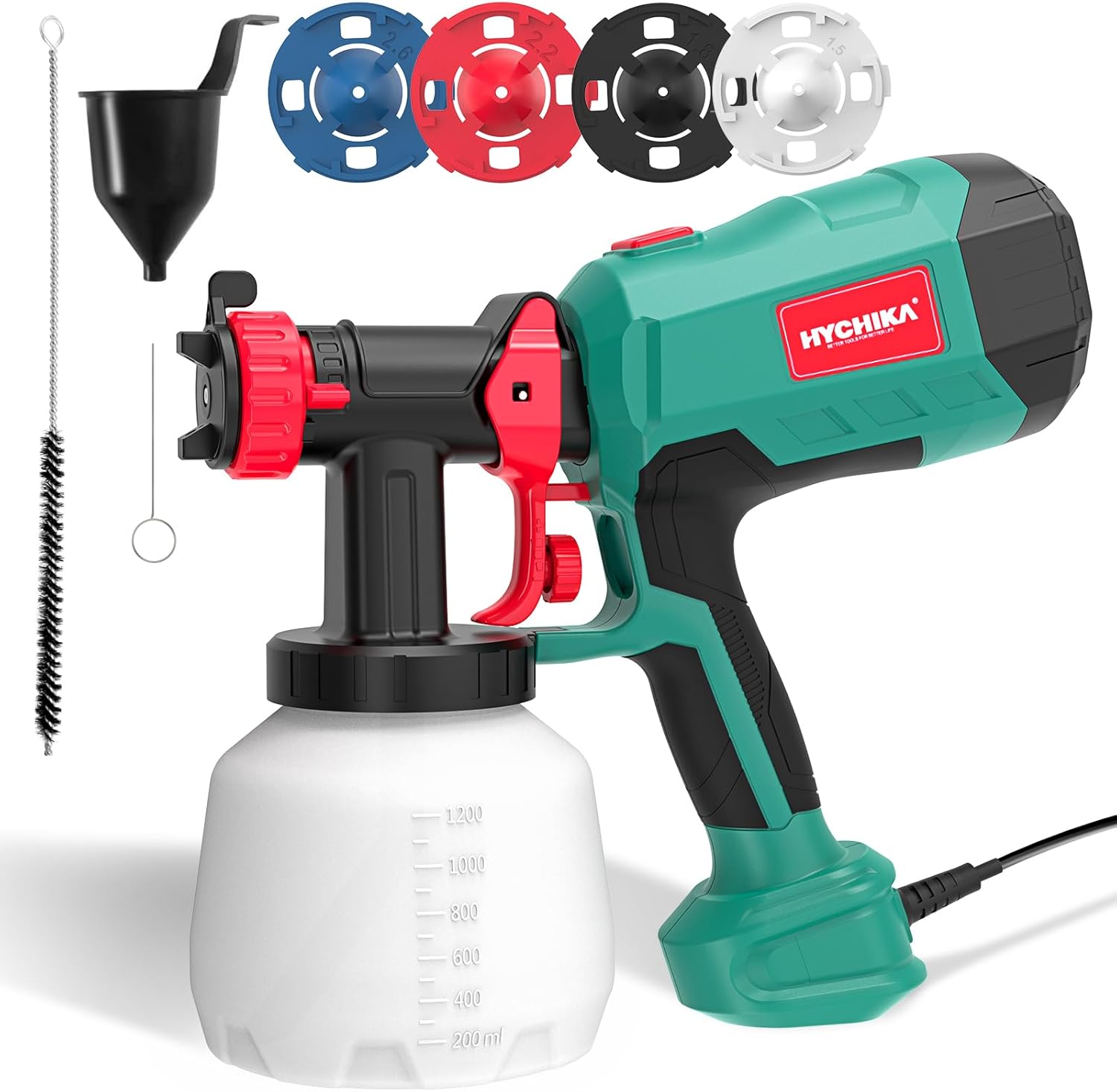 HYCHIKA Pistola Pintura HVLP 600W