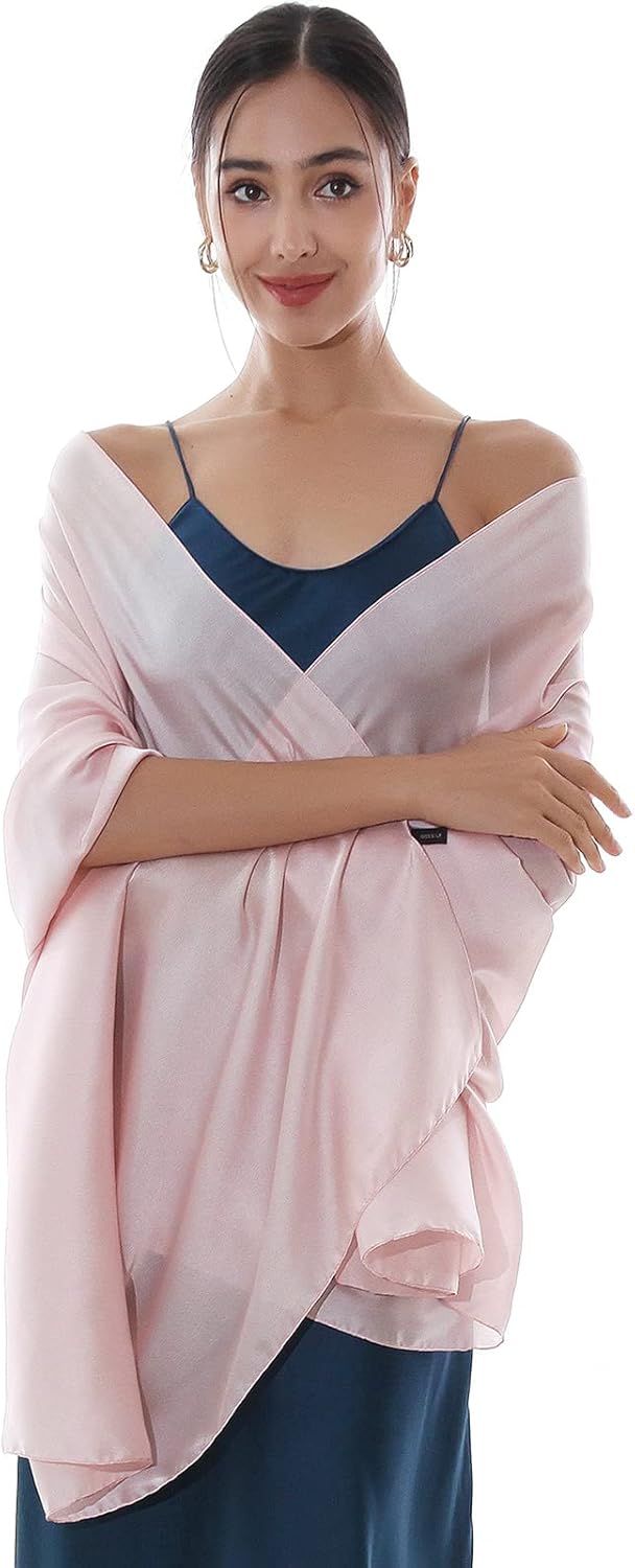 Thumbnail 1 de RIIQIICHY Silky Pashmina Shawls and Wraps for Women – Lightweight Silk-Feel Scarf