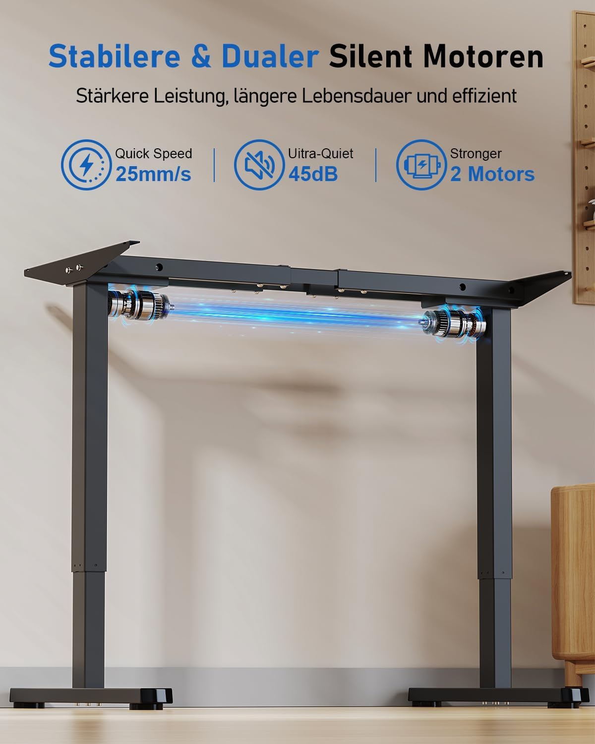 Thumbnail 2 de Xyndyx höhenverstellbare Gestell für Schreibtisch