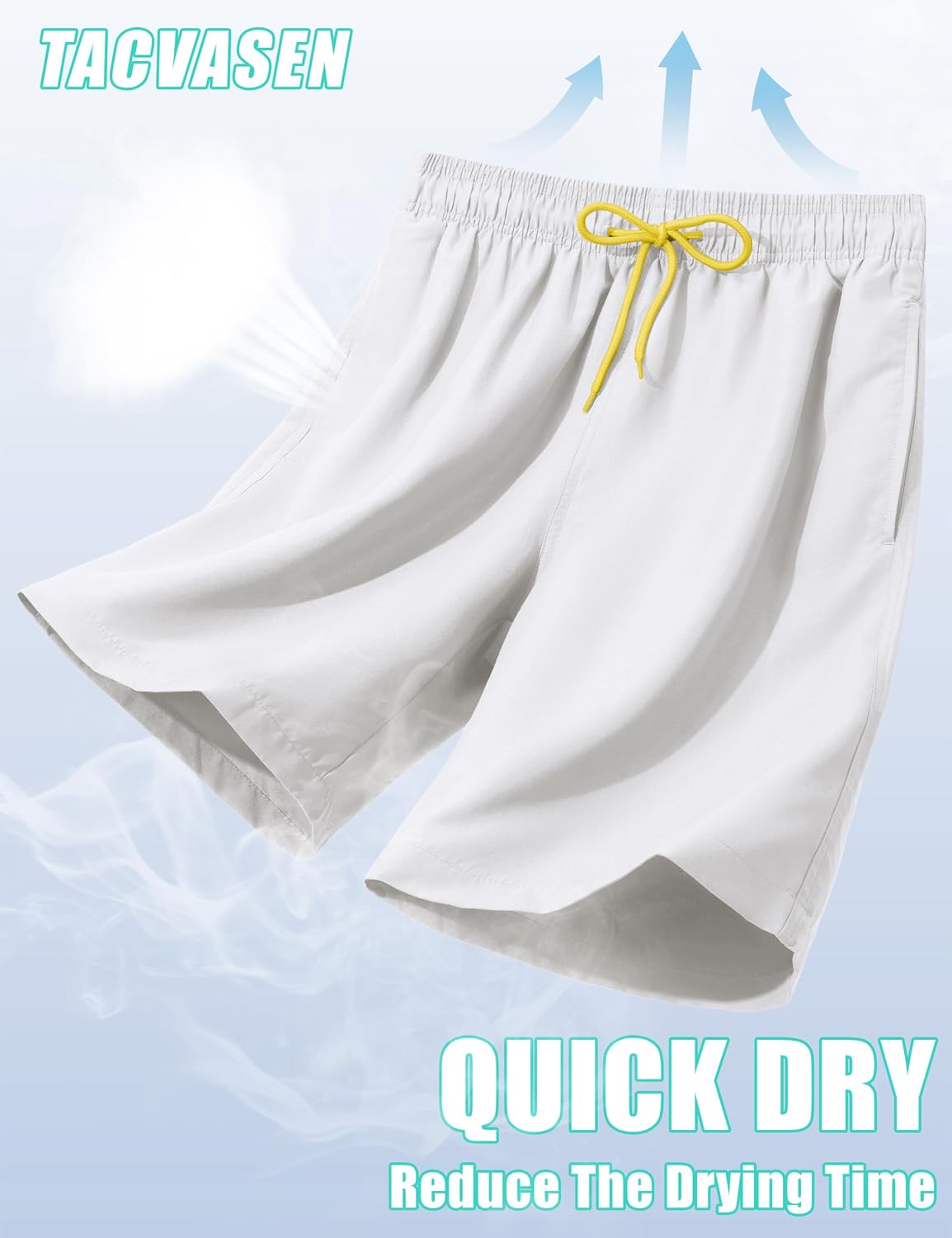 Thumbnail 3 de TACVASEN Men's Swim Short with Mesh Lining: Quick-Dry Beach Trunks with Pockets