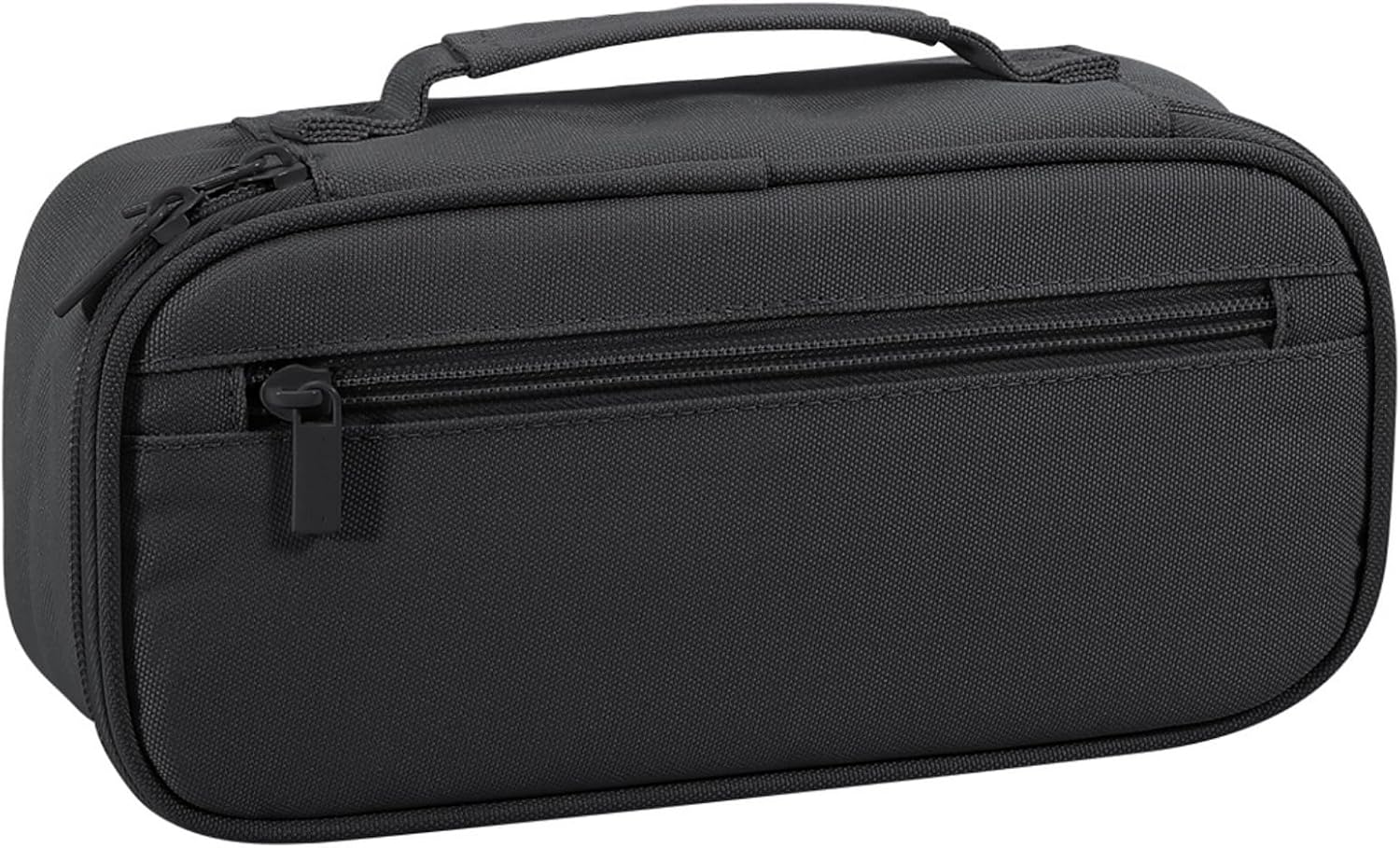 Detalle de Betarami Black Pencil Case with Handle – large portable stationery pouch for home, school & office