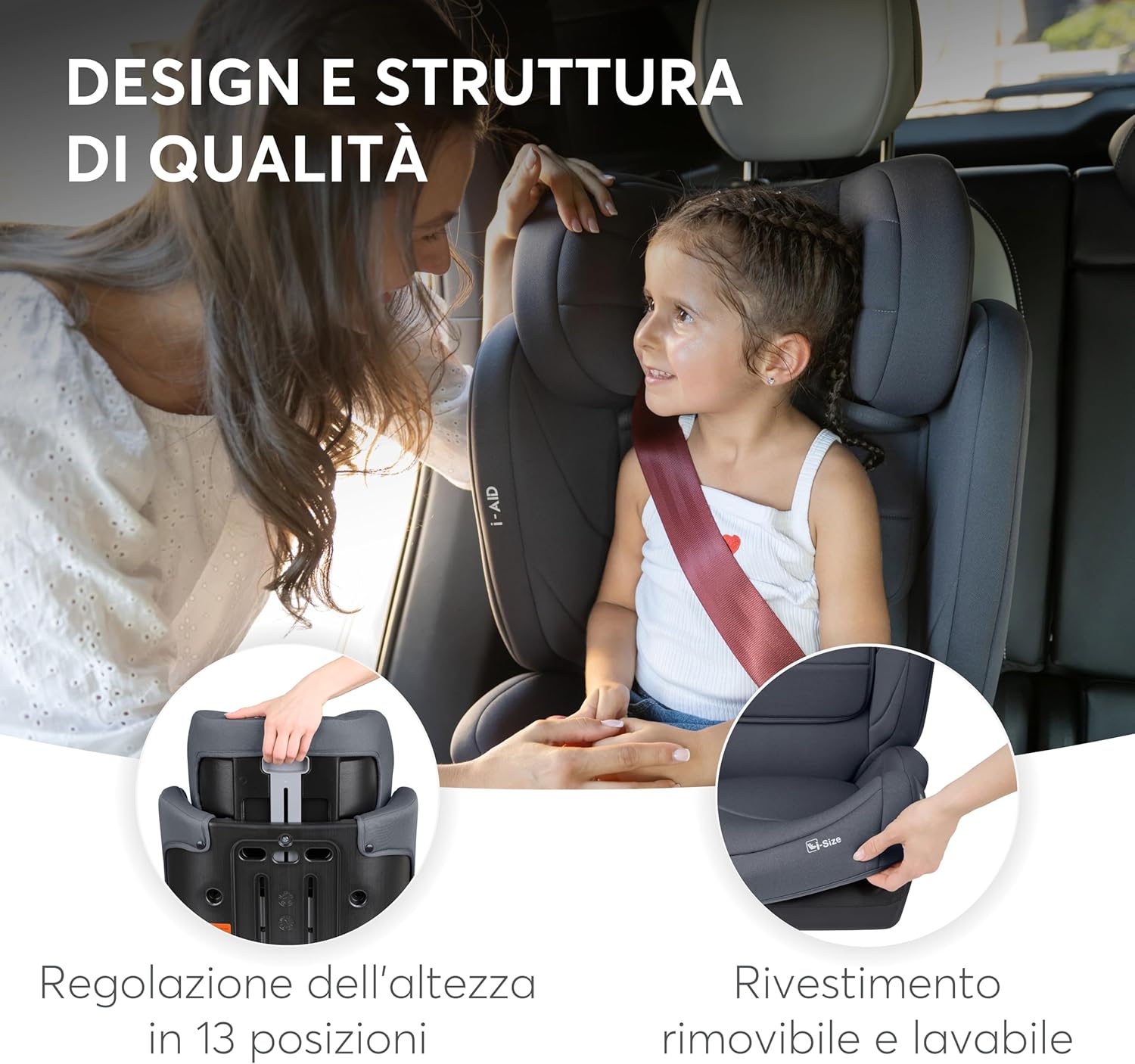 Thumbnail 4 de KikkaBoo i-AID Seggiolino auto 13 posizioni