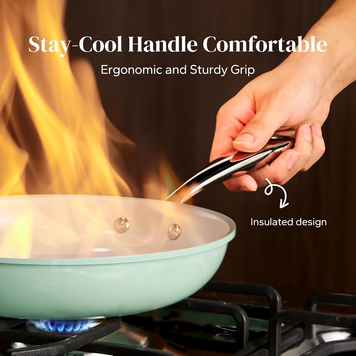 Thumbnail 3 de Redchef Ceramic Frying Pan 9.5-Inch