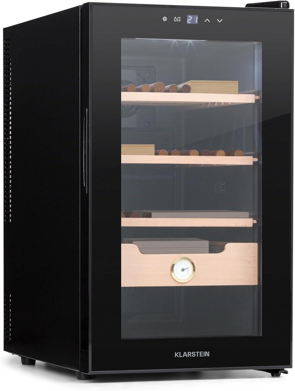 Detalle de Klarstein El Presidente HEA6-ElPresidente48G Cigar Humidor, 23 L