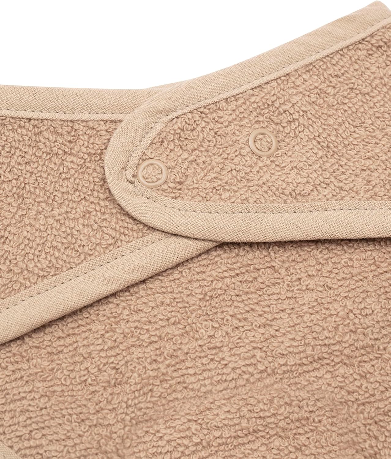Detalle de Jollein Bandana Lätzchen Halstuch 2er Set – 100% Baumwolle, Druckknöpfe, 37 x 24,5 cm