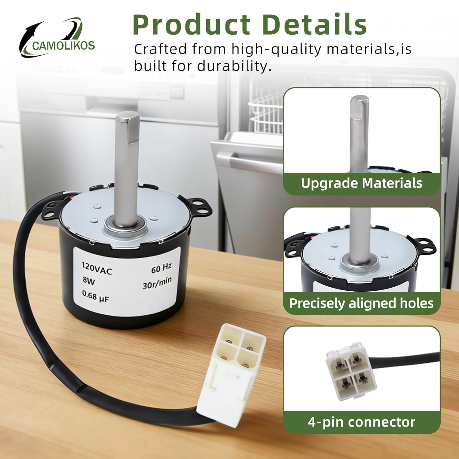 Detalle de DD31-00013B Dishwasher Spray Arm Motor