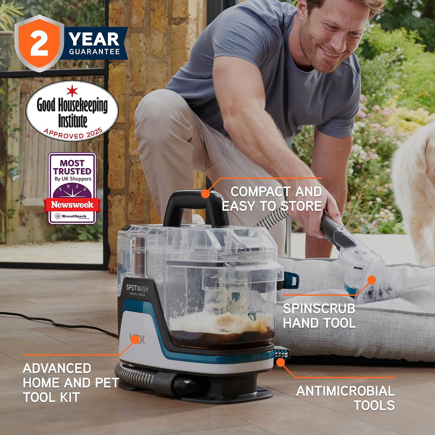 Detalle 2 de Vax SpotWash Home CDSW-MPXA 4.5kg handheld carpet cleaner