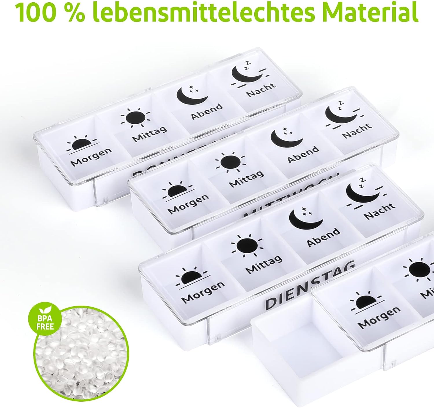 Thumbnail 4 de Opret Tablettenbox 7 Tage Medikamentenbox 💊