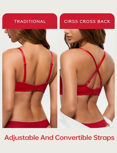 Detalle 2 de Wingslove Deep V Push Up Bra