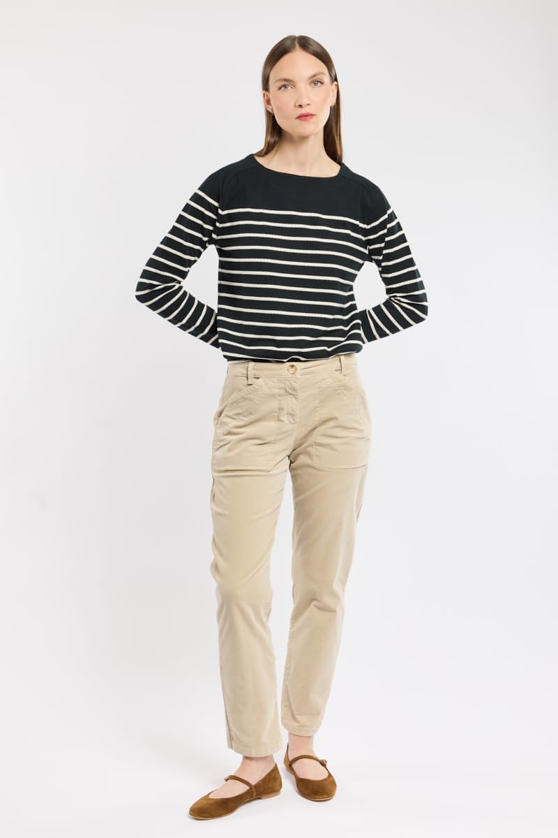 Thumbnail 3 de Armor Lux Marinière Jacquard en Coton – T-shirt marin pour femme