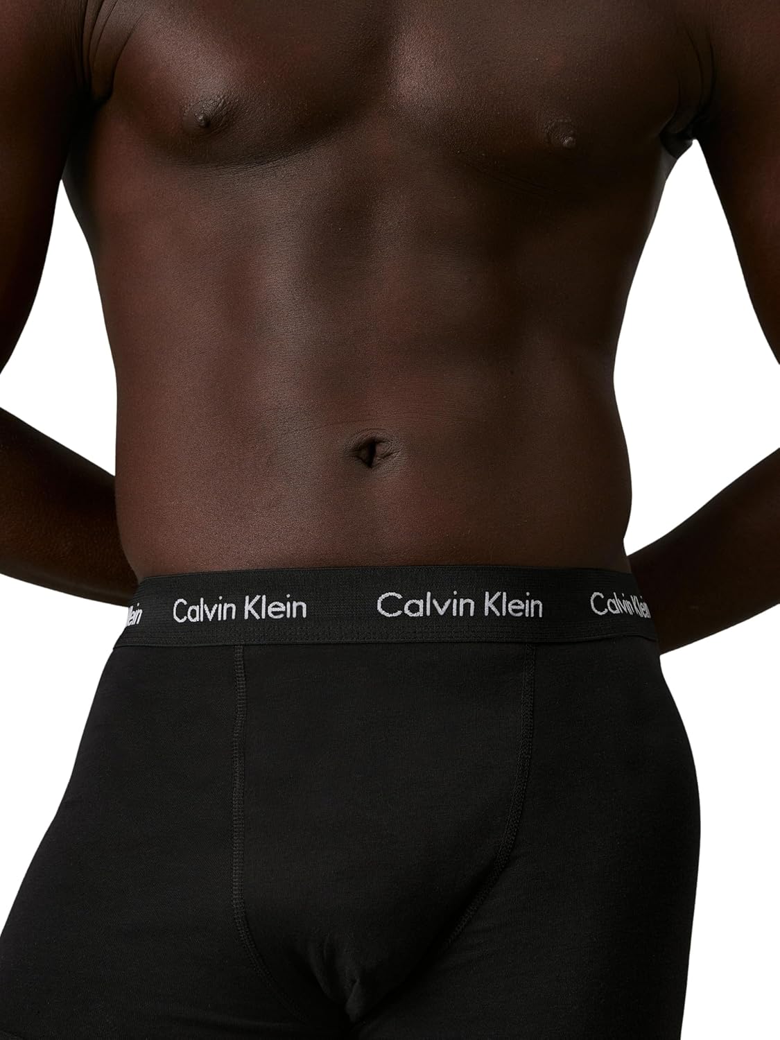Detalle de Calvin Klein Men’s 5 Pack Trunks with Logo Waistband (Cotton Stretch)