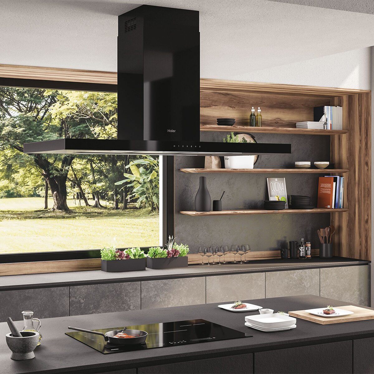 Thumbnail 5 de Haier Campana Isla HATSI120CBS6BVOC 📺