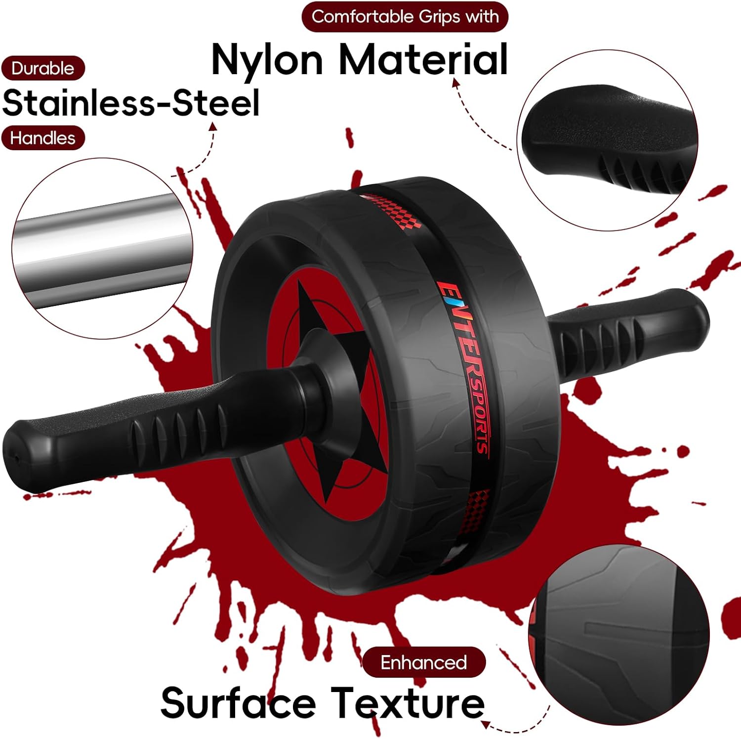 Thumbnail 3 de EnterSports Ab Rollers Ab Trainer 272kg