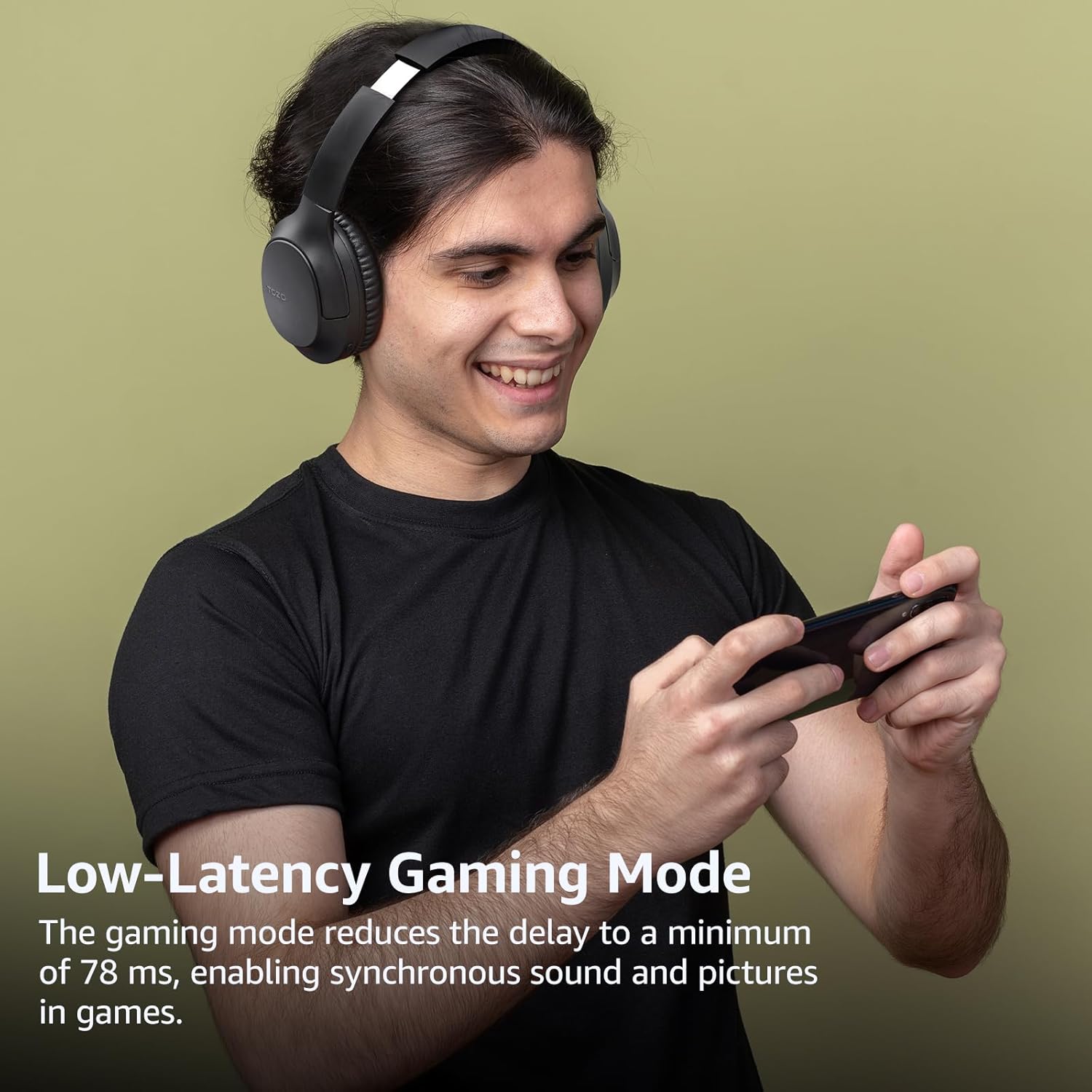 Thumbnail 5 de TOZO HA1 Over-Ear Bluetooth Headphones with 70H Playtime