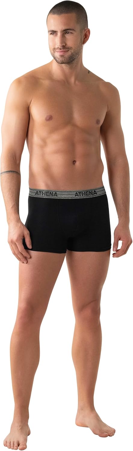 Thumbnail 5 de Athena – Lot de 4 Boxers Homme Ecopack : coton stretch respirant et confort ergonomique