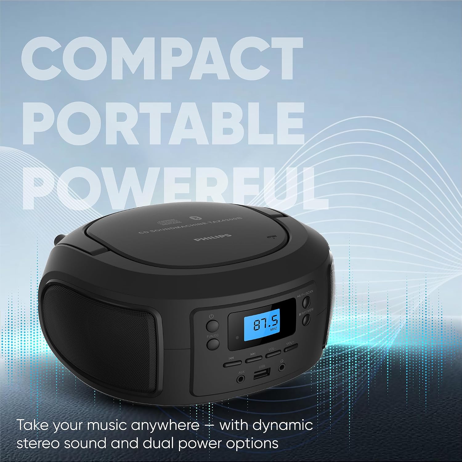 Thumbnail 4 de Philips Portable CD Player 1.2 kg