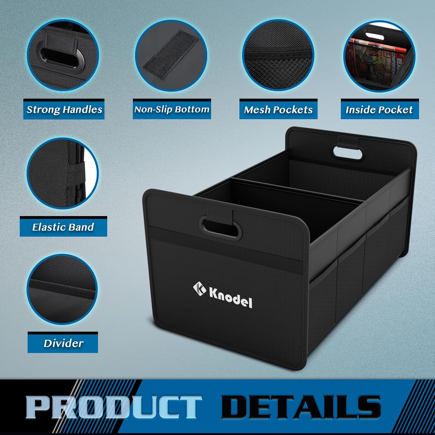 Detalle de K KNODEL Car Boot Organiser Medium 56cm