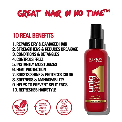 Thumbnail 1 de REVLON Professional UniqOne Hair Treatment 150 ml – Moisturising Leave-in Repair for Damaged Hair