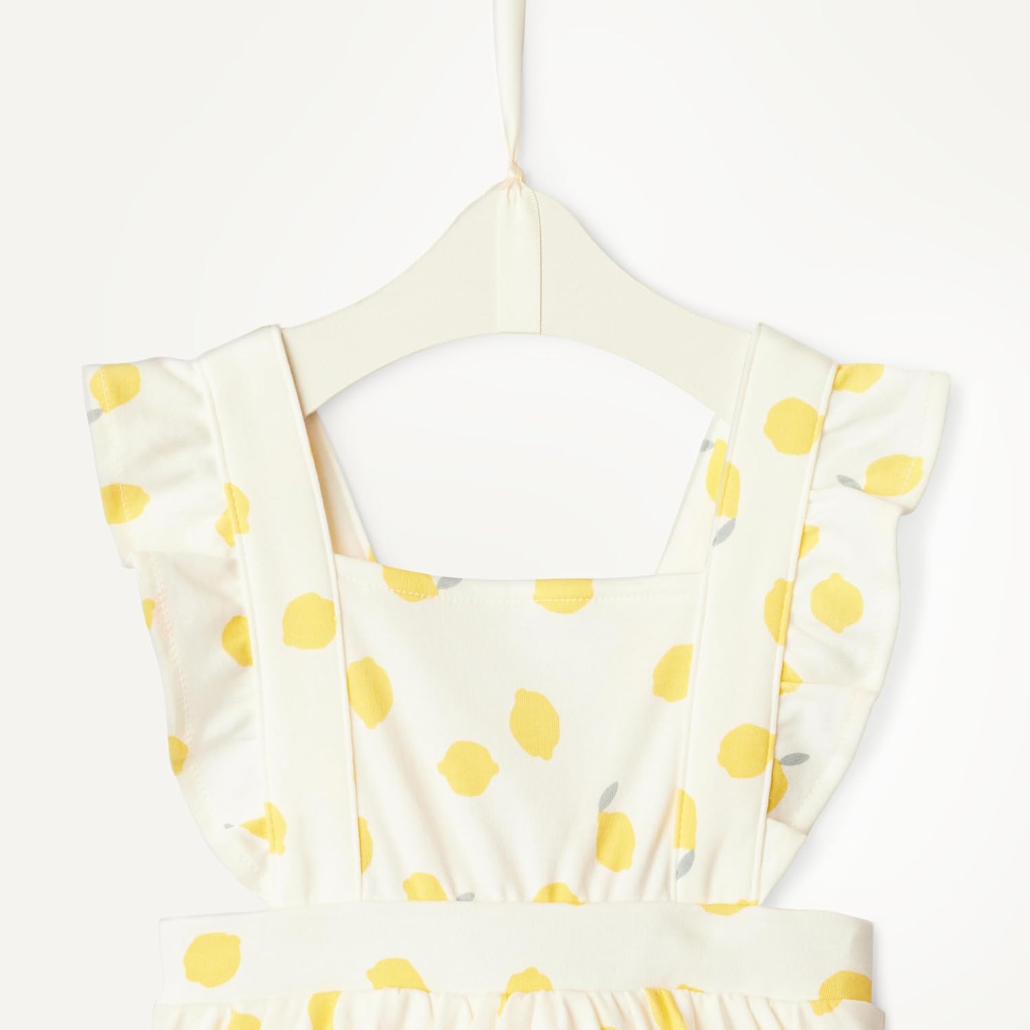 Detalle de Amazon Essentials x Sofia Grainge Baby Girls' Cotton Sleeveless Romper with Ruffles