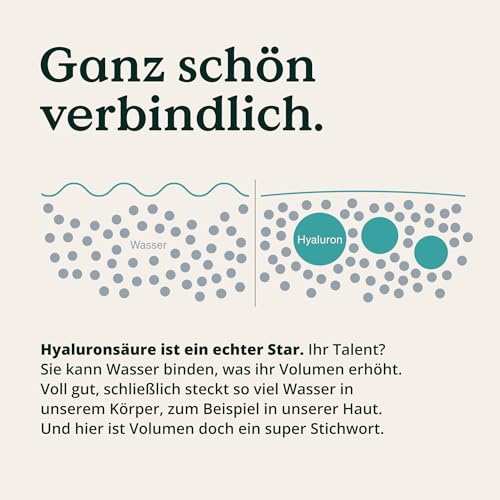Detalle de NATURE LOVE Hyaluron Kapseln mit Zink – Hochdosiert 500 mg, 90 Kapseln, Vegan & Laborgeprüft