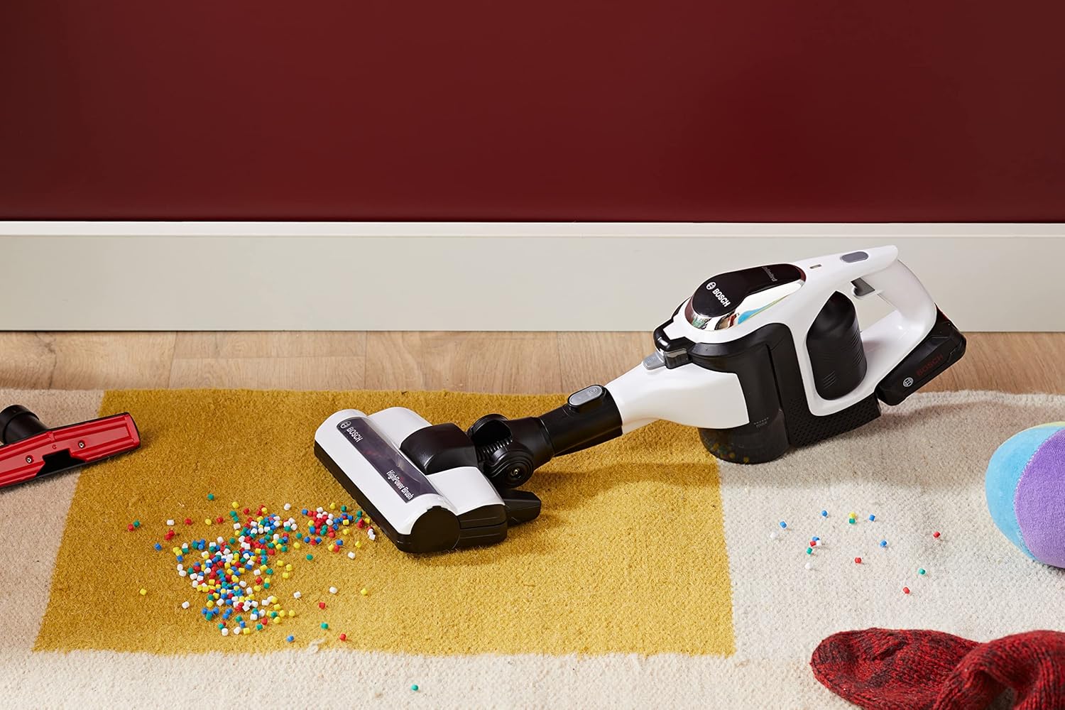 Detalle de Theo Klein 6812 Bosch Unlimited Vacuum Cleaner – Battery-Powered Toy for Ages 3+