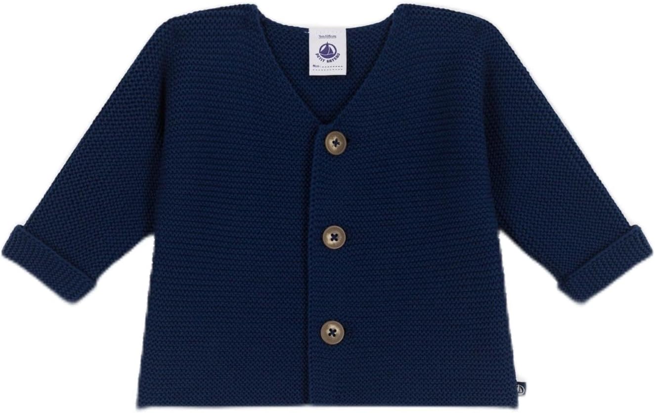 Thumbnail 4 de Petit Bateau Unisex Baby Strickjacke – Frontknopfverschluss, vier Farben