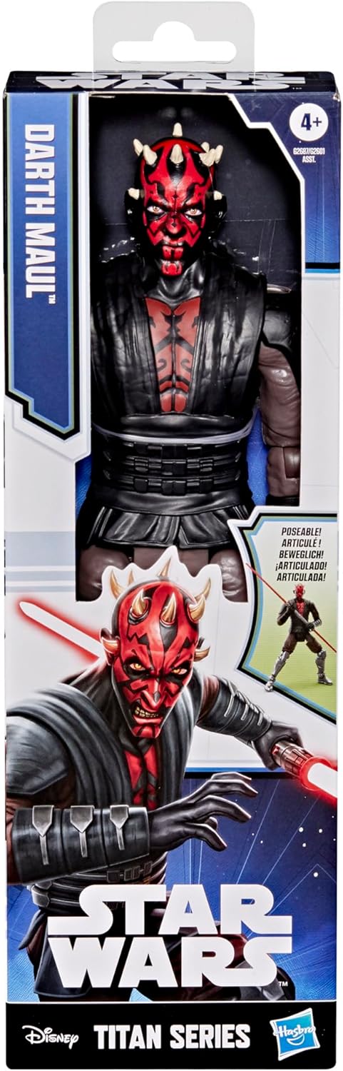 Thumbnail 2 de Star Wars Titan Series - Figurine Dark Maul 30 cm avec 2 Accessoires