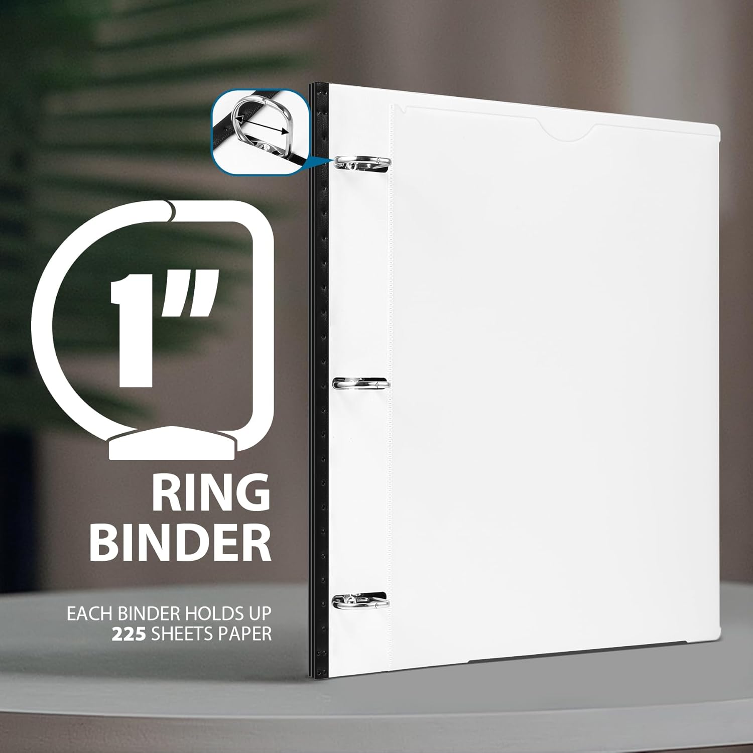 Thumbnail 4 de WOT I 1-Inch Telescoping 3-Ring Binder 225 Sheets 📚