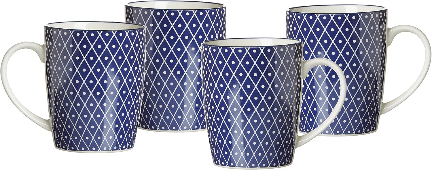 Detalle de Ritzenhoff & Breker Royal Reiko 203578 – zestaw 4 porcelanowych kubków 350 ml