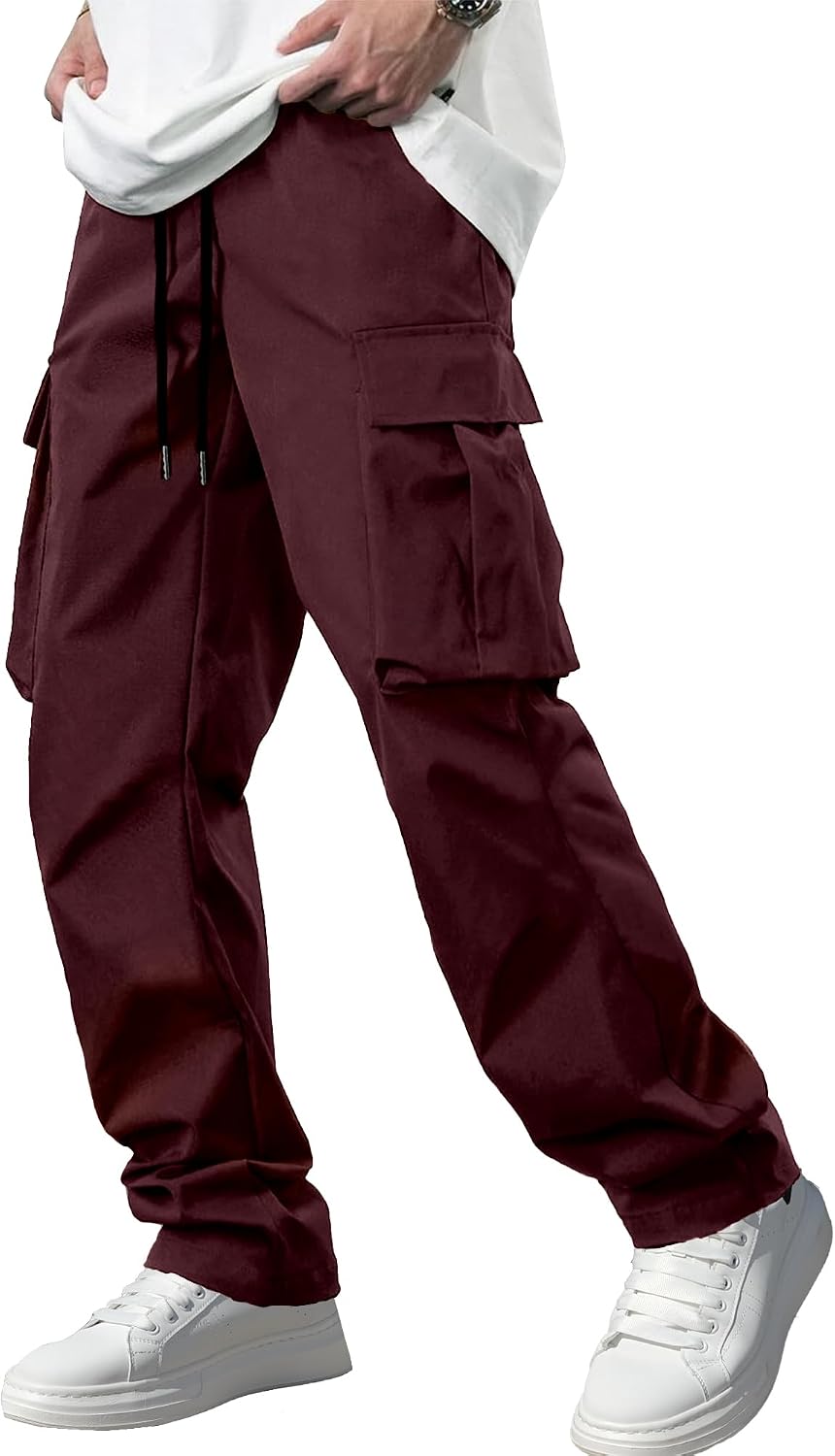 Detalle de Comdecevis Men's Cargo Pants in Polyester