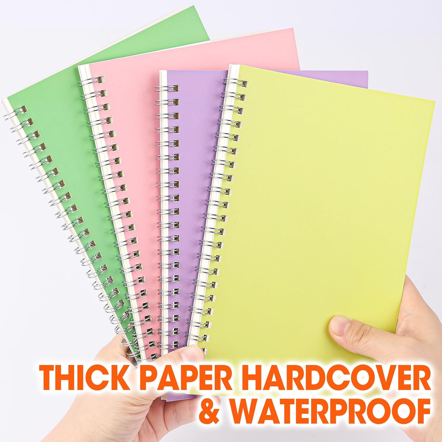 Thumbnail 6 de BGUP 3-Pack A5 Spiral Notebooks, 120 Pages, 80 GSM Wide-Ruled Paper