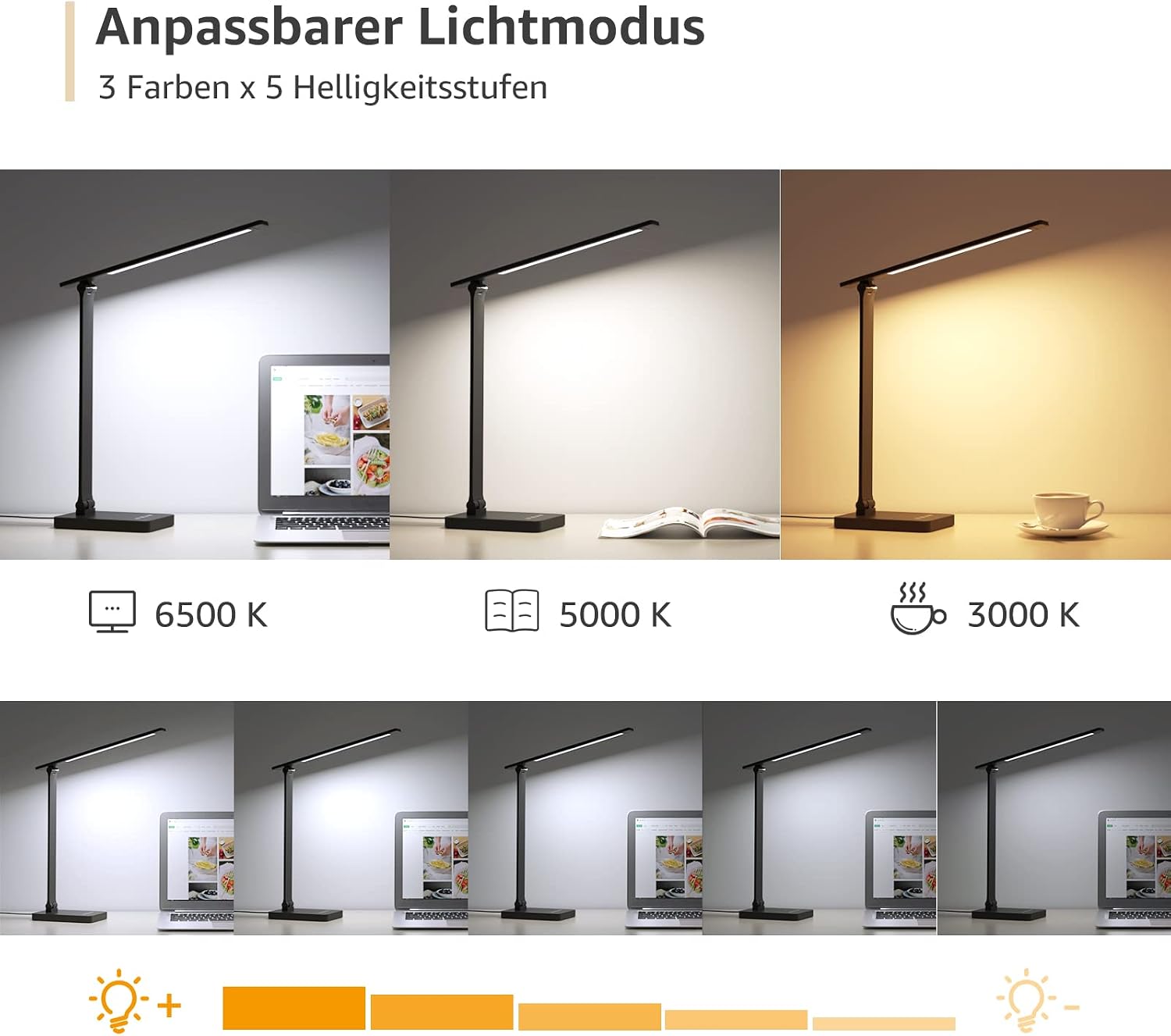 Thumbnail 2 de Lepro Schreibtischlampe 15W