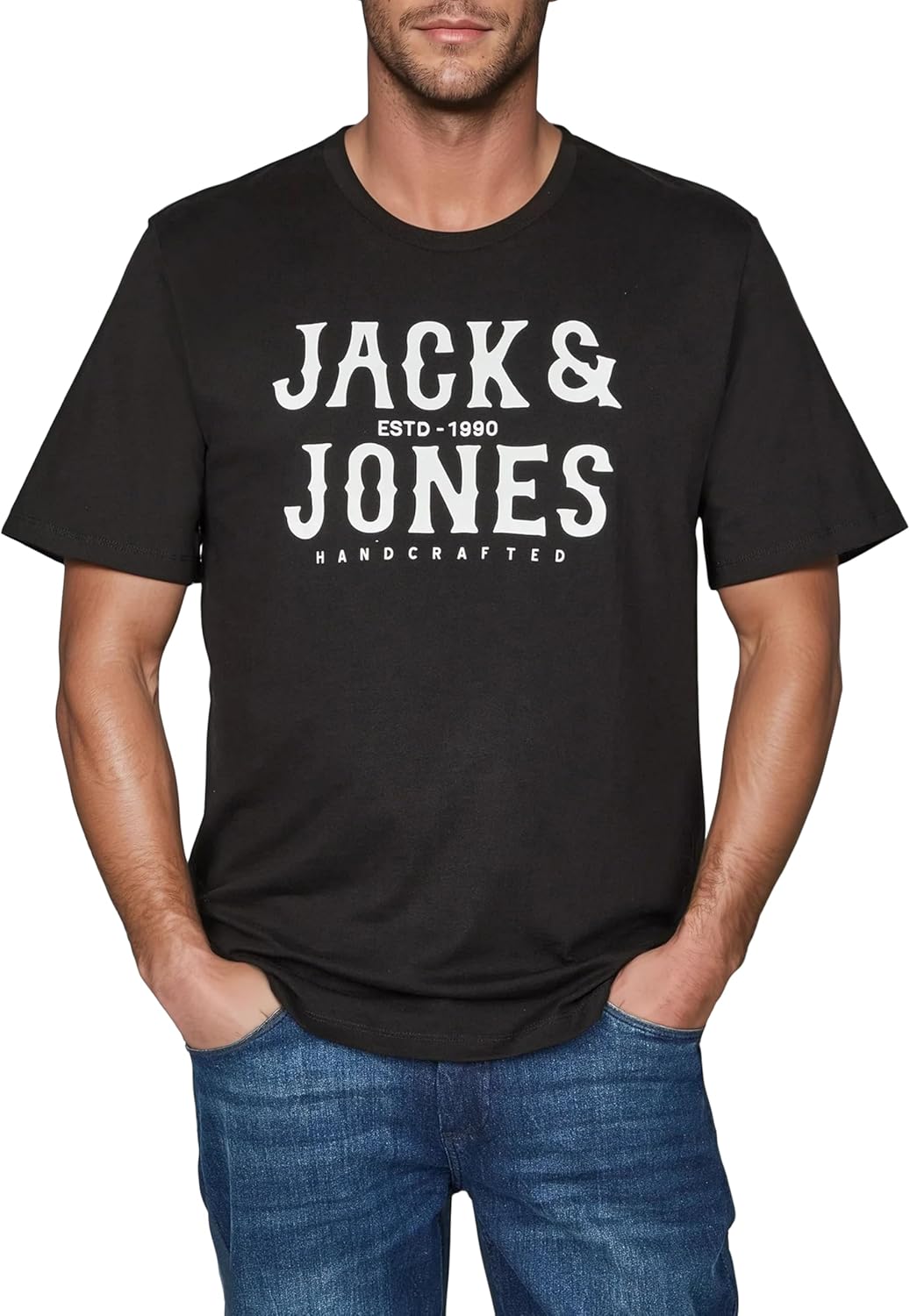 Thumbnail 2 de JACK & JONES Herren-T-Shirts Regular Fit JJLINO im 4er-Pack (Rundhals, Kurzarm)