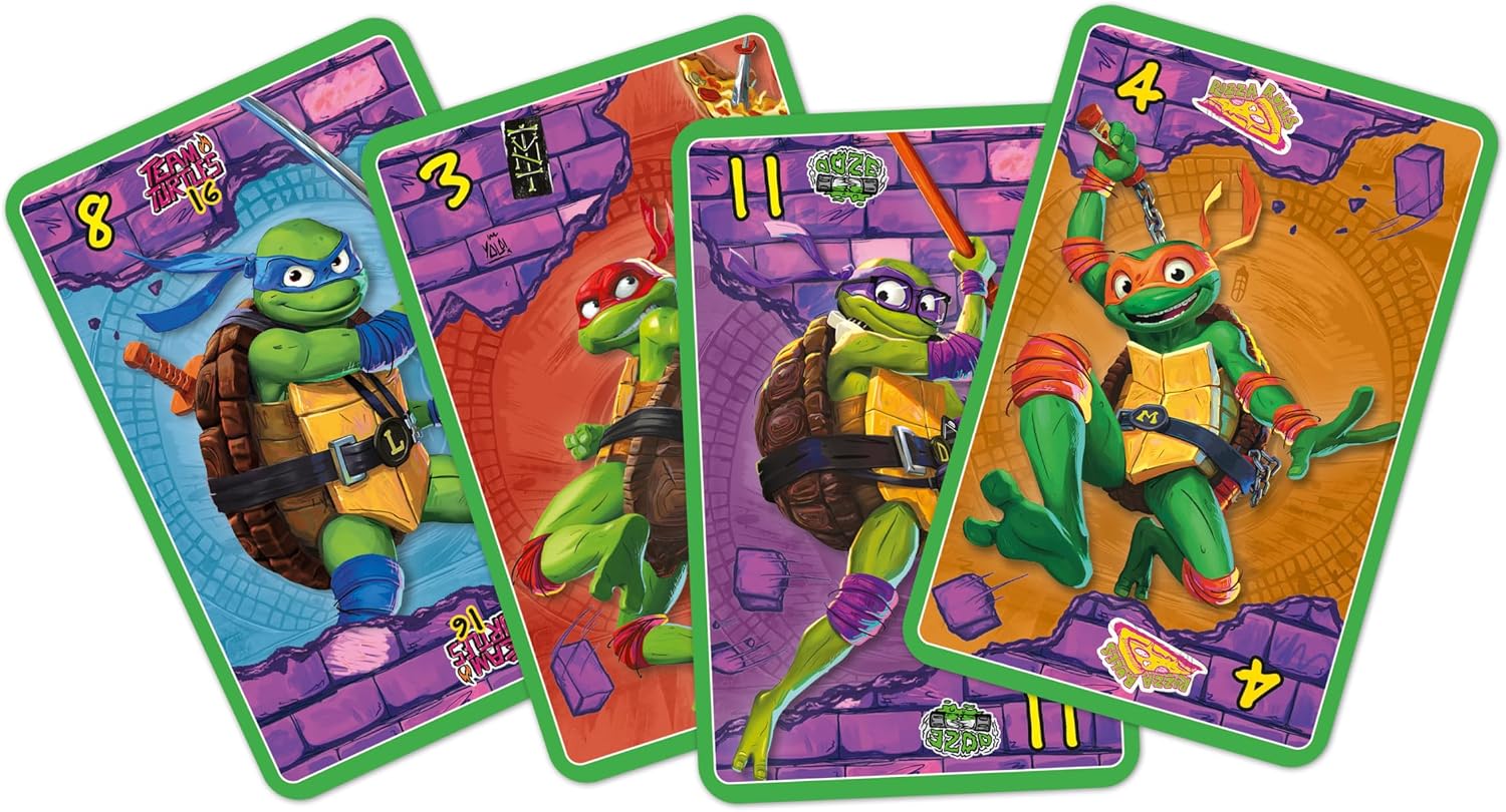 Detalle 2 de Jeu de cartes Ninja Turtles WHOT!