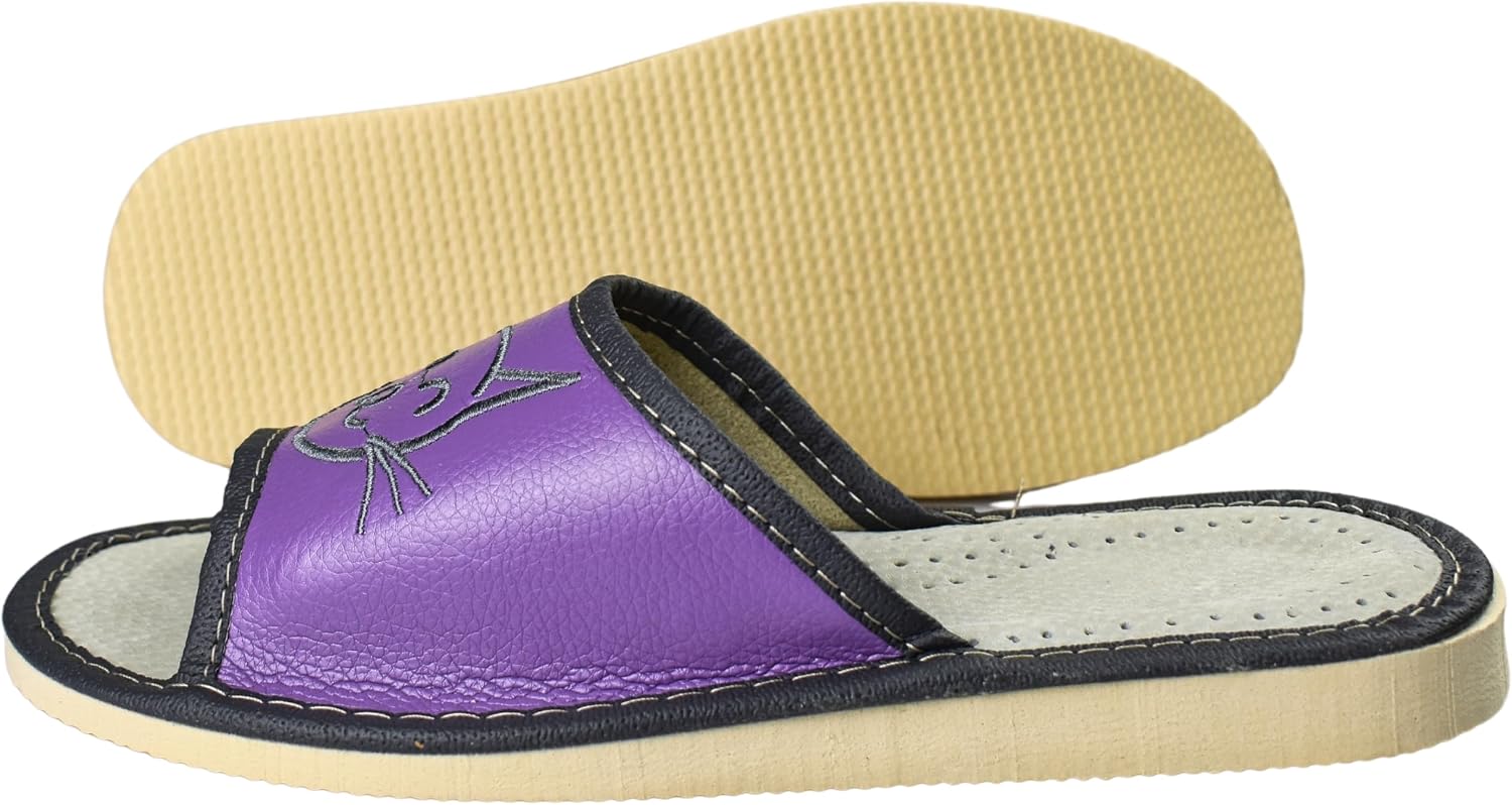 Thumbnail 3 de APREGGIO Chaussons en cuir 36–41
