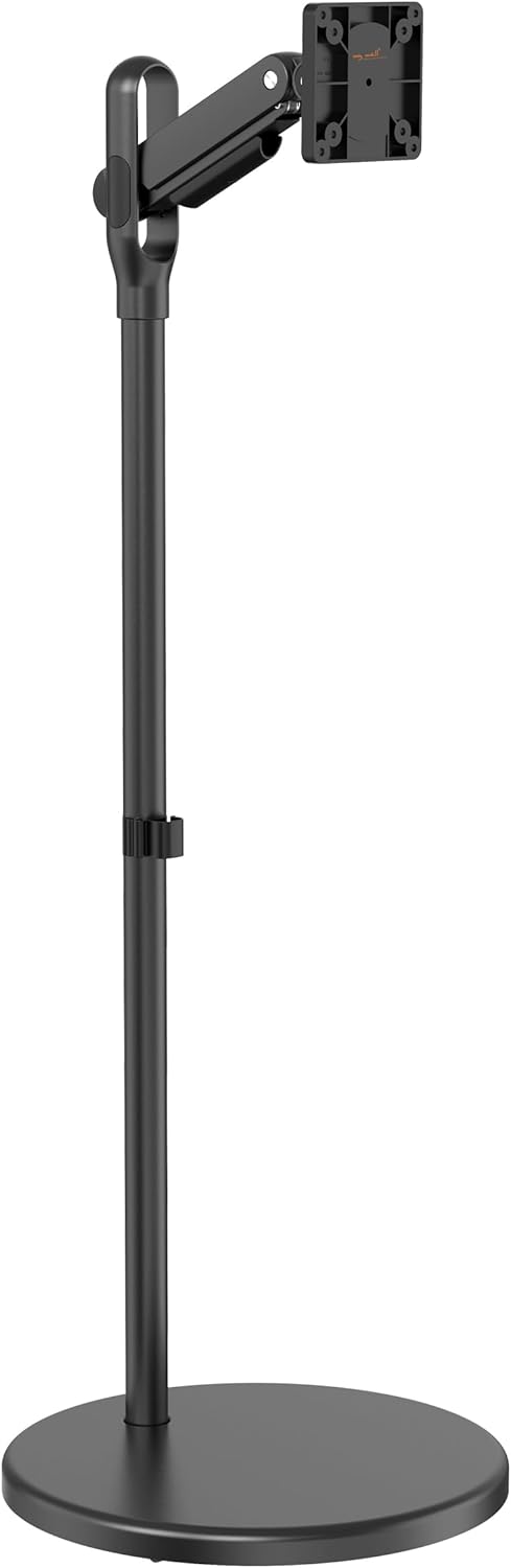 Detalle de mywall TV-Ständer HT34L – mobiler TV-Ständer für 17–35 Zoll, höhenverstellbar, mit Federsystem und 2–10 kg Traglast