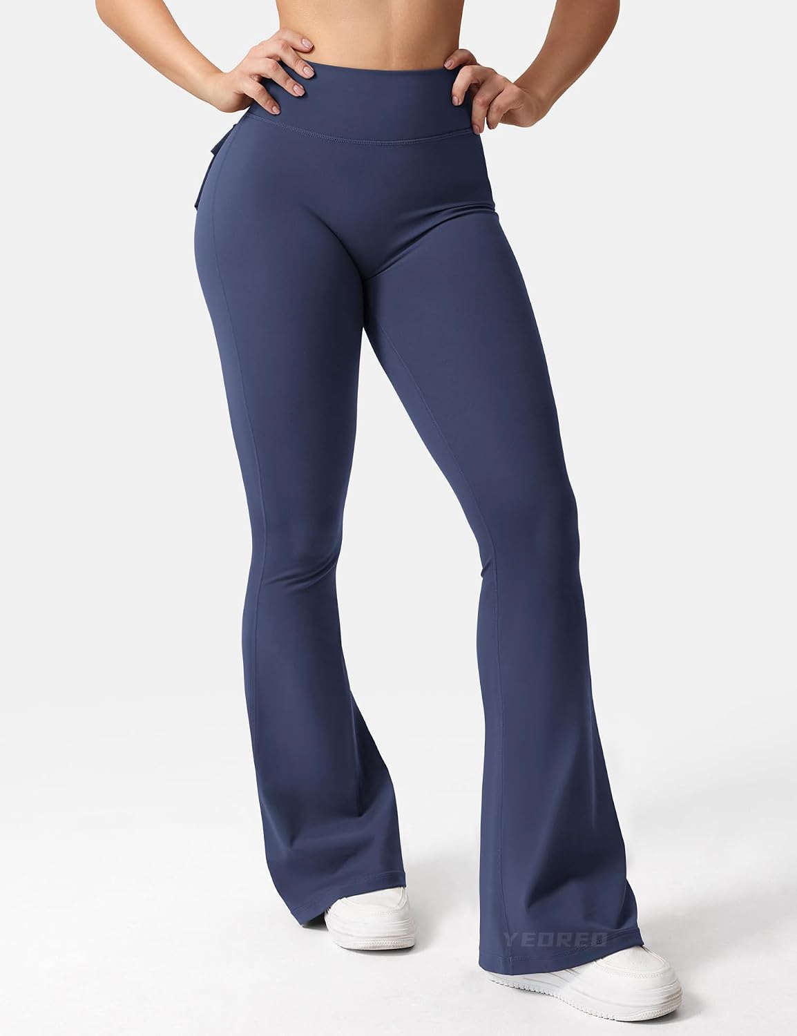 Detalle 1 de YEOREO CoreFlex Flare Leggings with Pockets for Women 🧿
