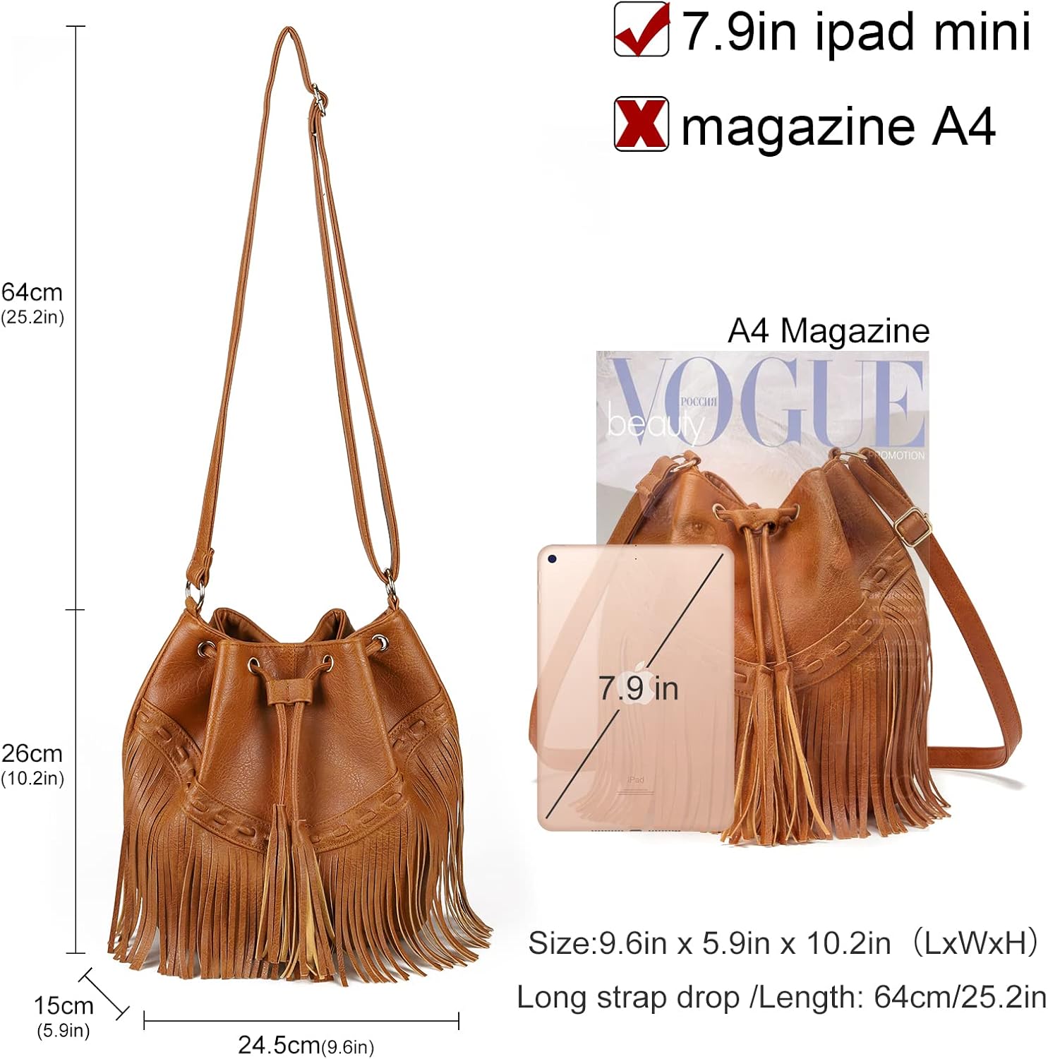Detalle de Gladdon Bucket Bag 9.6 x 5.9 x 10.2 in