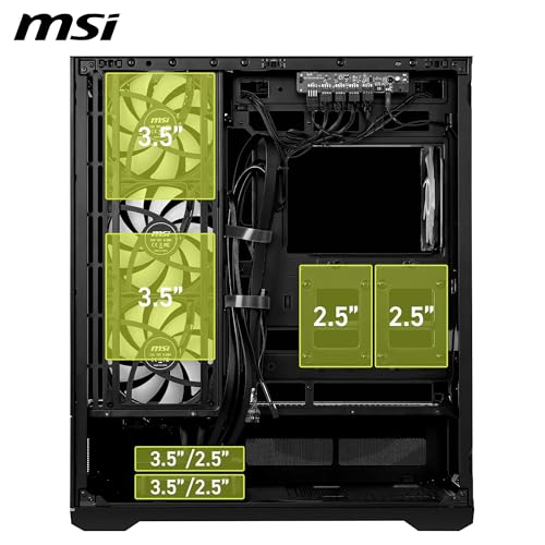 Thumbnail 4 de MSI mag PANO 110R PZ carcasa ATX para torre — GPU 400 mm 🖥